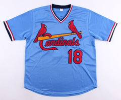 Andy Van Slyke Signed Cardinals Jersey (JSA COA) 3×All-Star (1988, 1992, 1993)