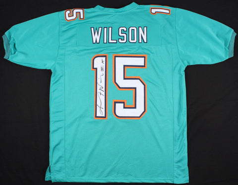 Albert Wilson Signed Miami Dolphins Teal Jersey (JSA COA) All Pro Wide Receiver