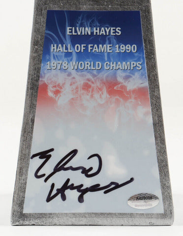 Elvin Hayes Signed Hall of Fame 14” Basketball Championship Trophy (Schwartz)