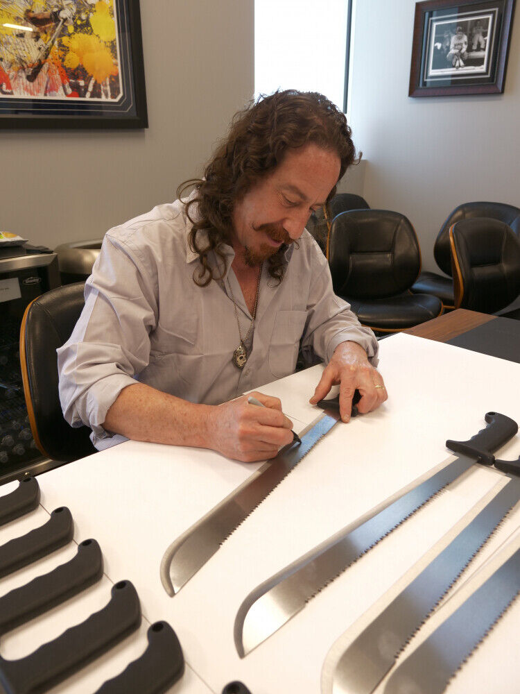 Ari Lehman Signed "Friday the 13th" Prop Replica Axe Inscribed "You Are Axed!"