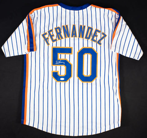 Sid Fernandez Signed New York Mets Jersey (JSA COA) 1986 World Champs / Pitcher