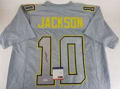 DeSean Jackson Signed Philadelphia Eagles Gray Throwback Jersey (PSA/DNA COA) WR