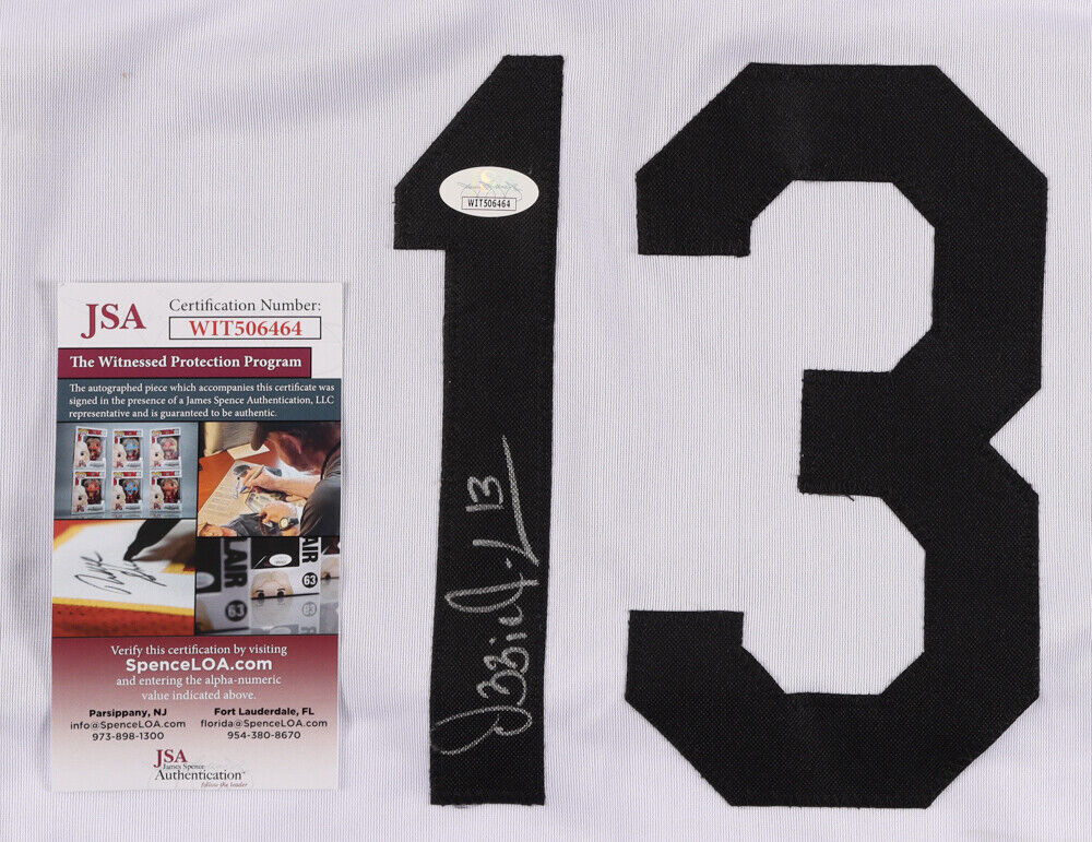 Ozzie Guillen signed Custom White Sox Jersey JSA Authenticated