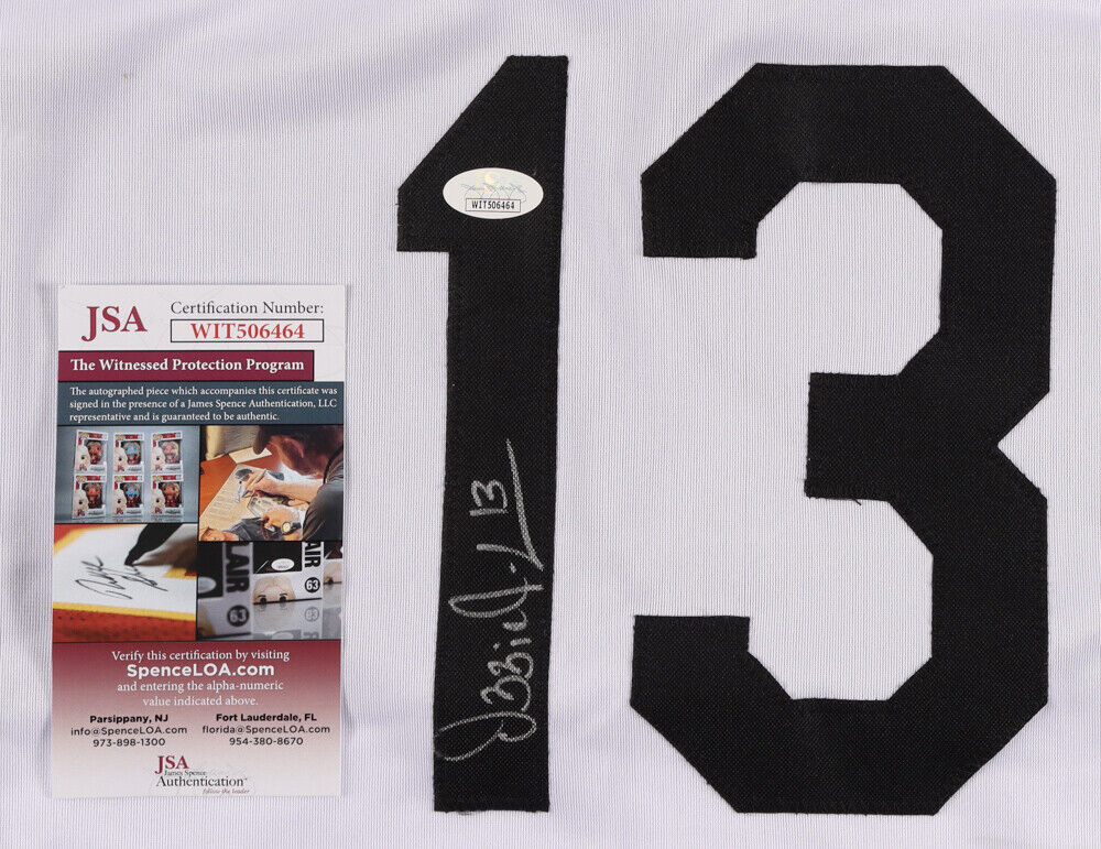 Ozzie Guillen Signed Chicago White Throwback Baseball Jersey (JSA)