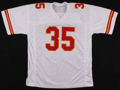 Christian Okoye Signed Kansas City Chiefs Jersey (JSA Hologram) Running Back