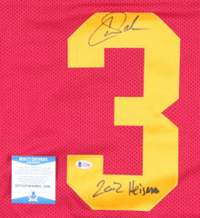 Carson Palmer Signed USC Trojans Jersey Inscribed "2002 Heisman" (Beckett COA)