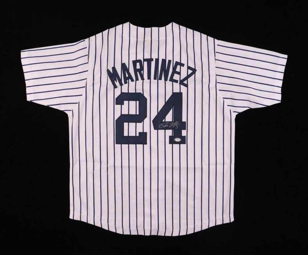 Fanatics Authentic Tino Martinez New York Yankees Autographed White Majestic Authentic Jersey - Signature on Front