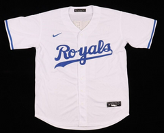 Whit Merrifield Signed Royals Jersey (Beckett) Kansas City's 2xAll Star 2nd Base