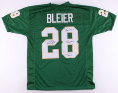 Rocky Bleier Signed Notre Dame Fighting Irish Jersey Inscribed Play Like A Champ