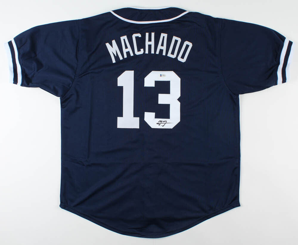 Manny Machado Signed San Diego Padres Jersey / 3×All-Star 3rd Base (Be –