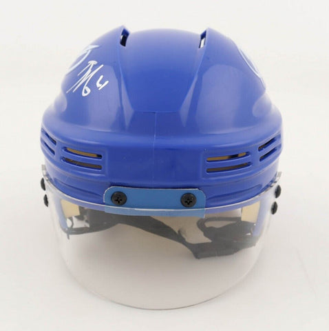 Brayden Point Signed Tampa Bay Lightning Mini-Helmet (Fanatics) 2xCup Champion