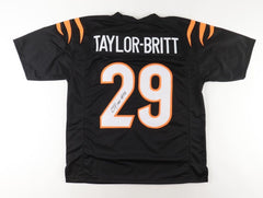 Cam Taylor-Britt Signed Cincinnati Bengals Jersey (JSA) 2021 2nd Round Pick / DB