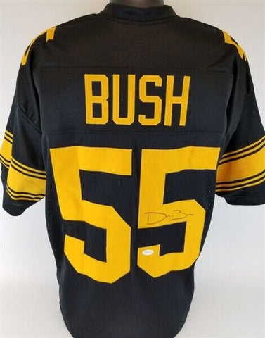 Devin Bush Signed Pittsburgh Steelers Jersey (TSE COA) 2019 1st rd Pck L.B. Mich
