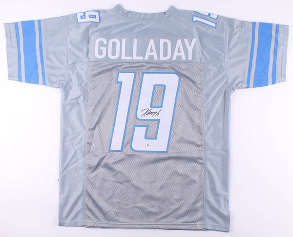 KENNY GOLLADAY - BABYTRON - AUTOGRAPH DETROIT LIONS JERSEY BECKETT BAS-COA