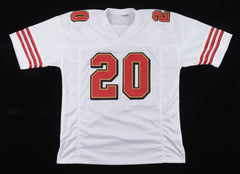 Garrison Hearst Signed San Francisco 49ers White Jersey (PSA COA) 2xPro Bowl R.B