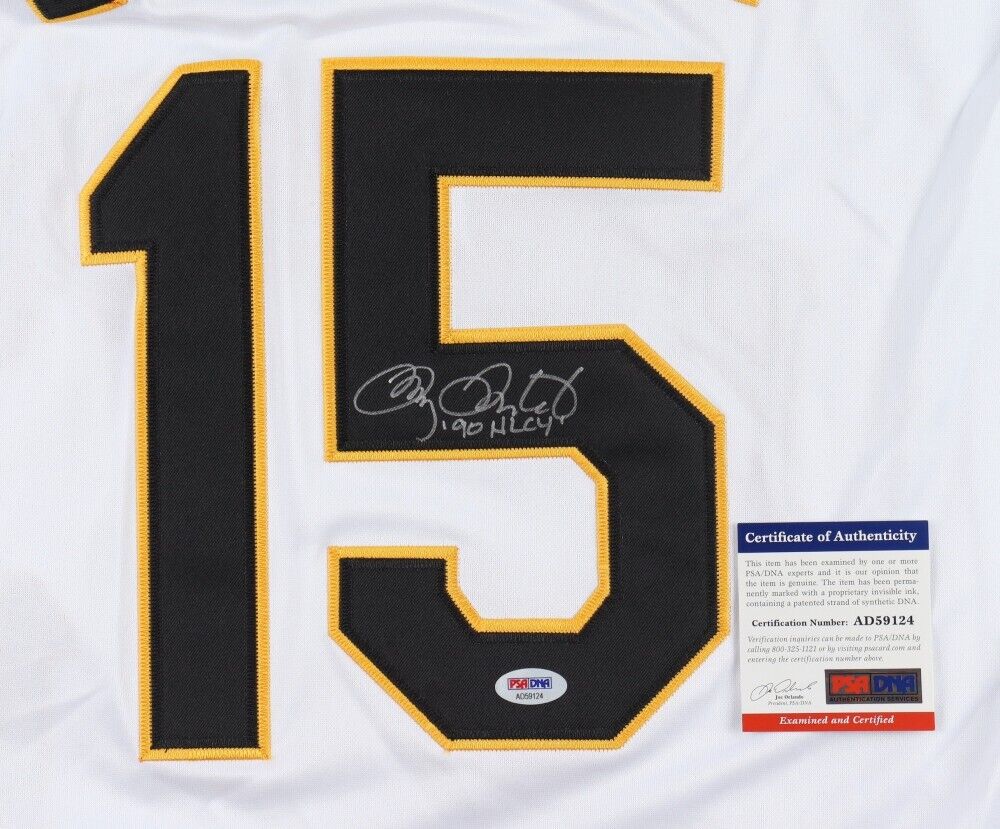 Doug Drabek Signed Pittsburgh Pirates Jersey (PSA COA) 1990 N.L. Cy Young Award