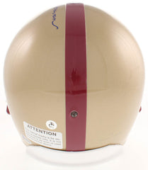 Art Donovan Signed Boston College Eagles Full-Size Helmet (Beckett COA) HOF 1968