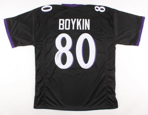 Miles Boykin Signed Baltimore Ravens Jersey (JSA COA) Former Notre Dame W R