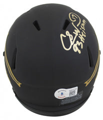 Charlie Ward Signed Florida State Seminoles Mini Helmet Inscd "'93 Heisman" FSU