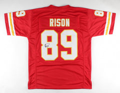 Andre Rison Signed Kansas City Chiefs Jersey (JSA Holo) 5xPro Bowl Wide Receiver