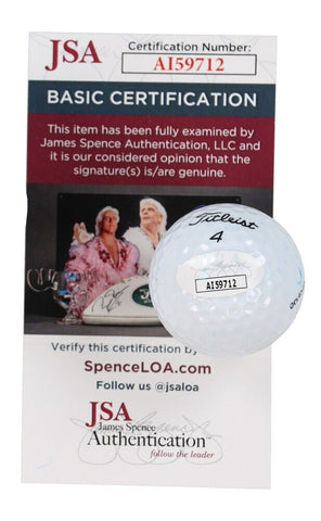 Fred Couples Signed Titleist Golf Ball (JSA COA) 1992 Masters Tournament Champ