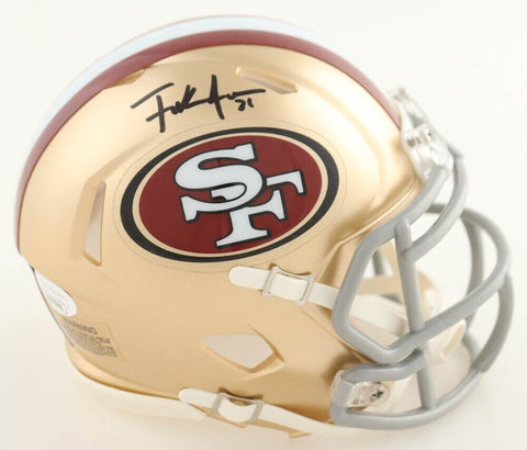 Frank Gore Signed San Francisco 49ers Speed Mini Helmet (JSA COA) 5xPro Bowl R.B