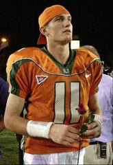 Ken Dorsey Signed Miami Hurricanes Jersey Inscribed "2001 Natl. Champs" (JSA) QB