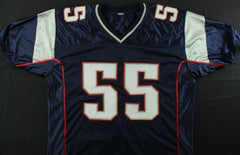 Brandon Spikes Signed Patriots Jersey Inscribed "Go Pats!" (Hollywood Coll.COA)