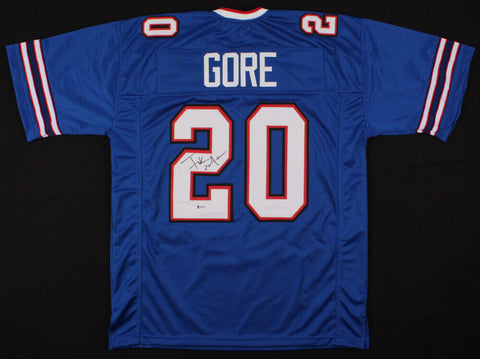 Frank Gore Signed Buffalo Bills Jersey (Beckett COA) 5×Pro Bowl Running Back