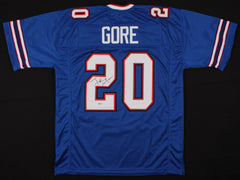 Frank Gore Signed Buffalo Bills Jersey (Beckett COA) 5×Pro Bowl Running Back