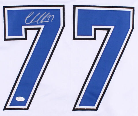 Victor Hedman Signed Lightning Jersey (JSA COA) Veteran Tampa Bay Defenseman