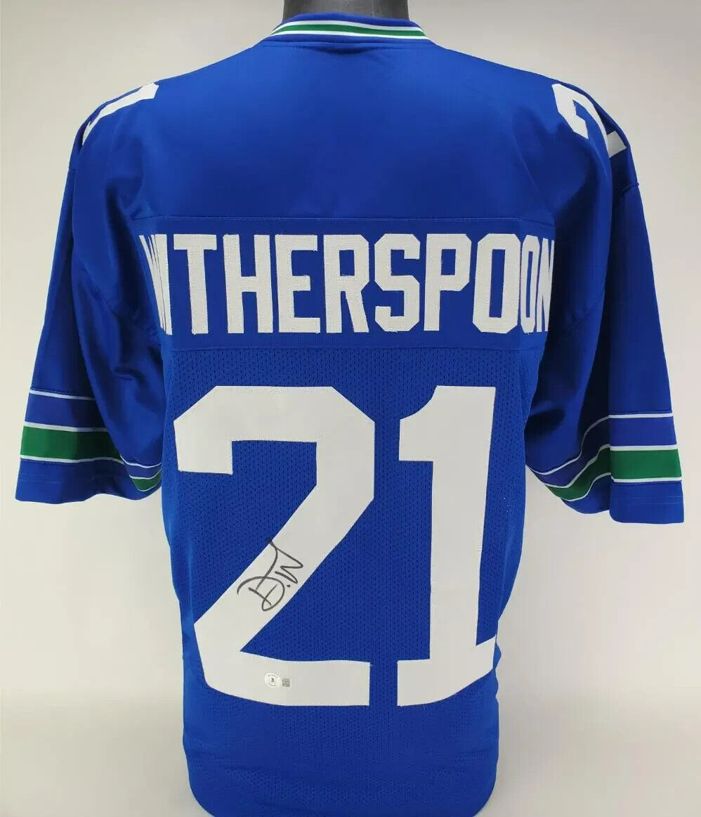 Devon Witherspoon Signed Seattle Seahawk Jersey (Beckett) 2023 1st Round Pick DB