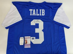 Aqib Talib Signed Kansas Jayhawks Jersey (JSA COA) Broncos & Rams Pro Bowl D.B.