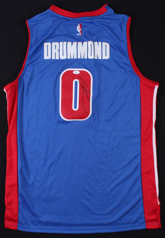 Andre Drummond Signed Pistons Adidas Jersey (JSA COA) 2×NBA All-Star 2016, 2018