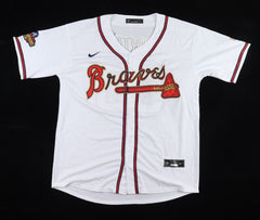 Charlie Morton Signed Atlanta Braves Custom Nike Style Jersey (JSA COA) Pitcher