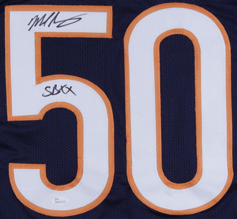 Mike Singletary Signed Bears Jersey Inscibed"S.B.XX" (JSA COA) Mtddle Linebacker