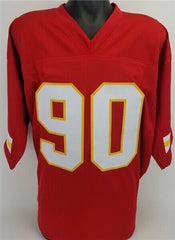 Neil Smith Signed Kansas City Chiefs Jersey (JSA COA) 6×Pro Bowl Defensive End