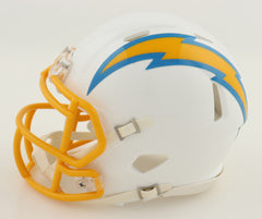 J,C, Jackson Signed Los Angeles Chargers Mini Helmet (JSA COA) 2021 Pro Bowl D.B