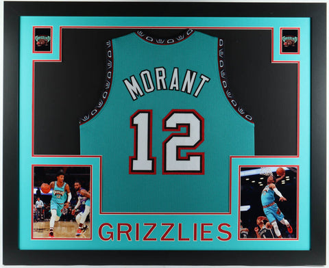 Ja Morant Memphis Grizzlies 35"x43" Custom Framed Jersey 2020 Rookie of the Year