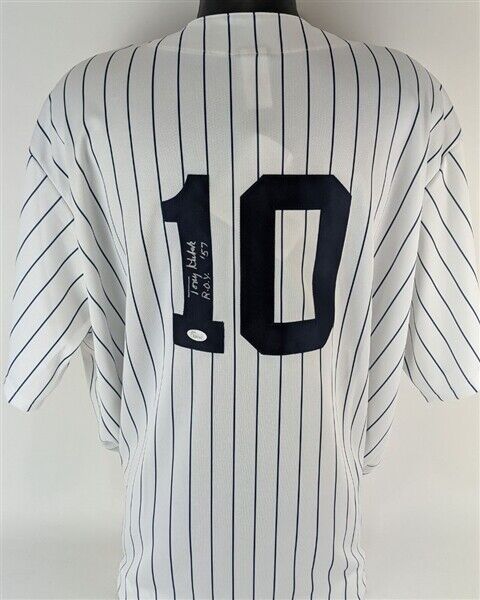 Tony Kubek ROY '57 Signed New York Yankees Majestic MLB Jersey