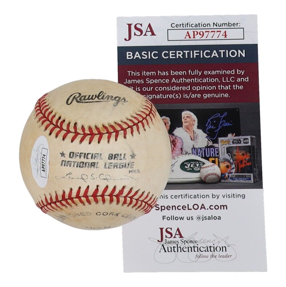 Craig Biggio Signed Official Rawlings NL Baseball (JSA) Houston Astros/ 2nd Base