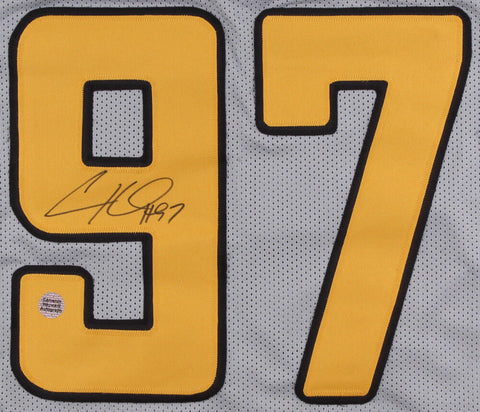 Cameron Heyward Signed Steelers Throwback Jersey (Heyward Player Hologram) D.T.