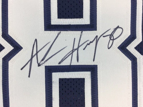 Alvin Harper Signed Blue Cowboys Jersey (JSA) 1st Round Dallas Draft Pick 1991