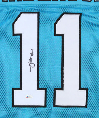 Robby Anderson Signed Carolina Panthers Jersey (Beckett Holo) Former N Y Jets WR