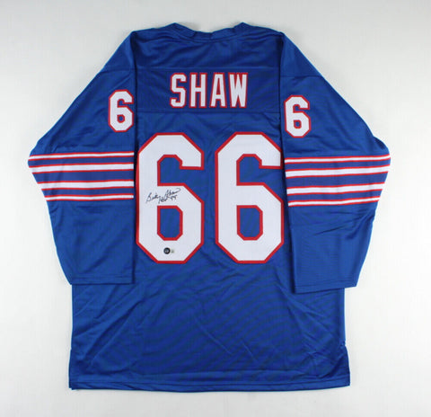 Billy Shaw Signed Bills Jersey Insc "HOF '99" (Beckett Hologram) 8×AFL All-Star