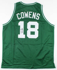 Dave Cowens Signed Celtics Green Jersey (JSA COA) 2×NBA champion / 1973 NBA MVP