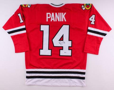 Richard Pánik Signed Blackhawks Jersey (Beckett) Playing career  2007–present