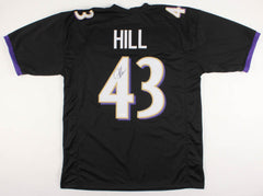 Justice Hill Signed Baltimore Ravens Jersey (JSA Rookie COA) 2019 Draft Pick  RB