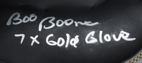 Bob Boone Signed Franklin Catchers Glove "7xGold Glove" (Schwartz COA) Phillies