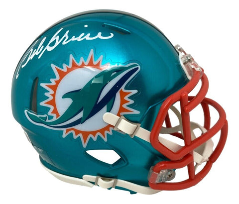 Bob Griese Signed Miami Dolphins Flash Alternate Speed Mini Helmet (Beckett) Q.B
